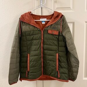 Columbia Olive and Rust Jacket